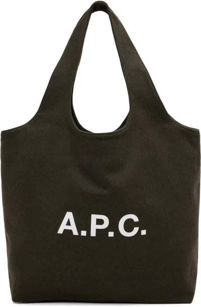 Apc Khaki Ninon Tote