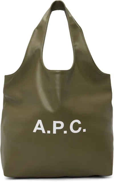 Apc Khaki Ninon Tote