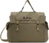 Apc Khaki Recuperation Bag In Jaa Khaki