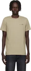 Apc Khaki Standard Item T-shirt In Gray