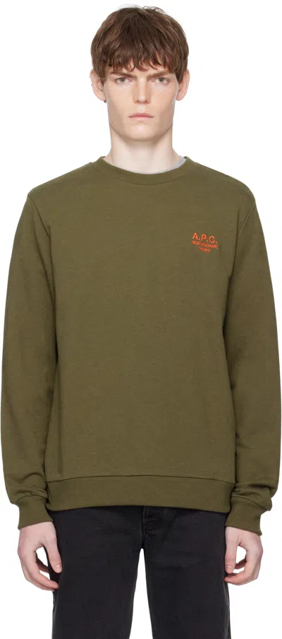 Apc Khaki Standard Rue Madame Sweatshirt
