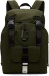 Apc Khaki Trek Backpack In Jad Dark Khaki