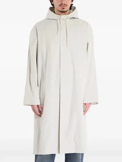 A.p.c. Kim Logo-print Parka In White