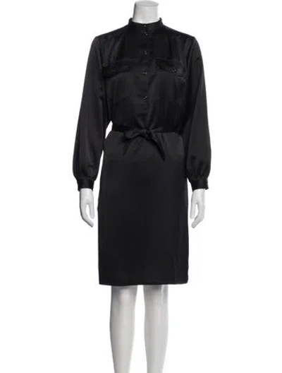 Pre-owned A.p.c. Knee-length Dress In Black