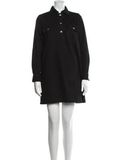 Pre-owned A.p.c. Knee-length Dress In Blue