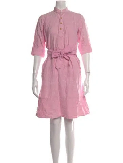 Pre-owned A.p.c. Knee-length Dress In Pink