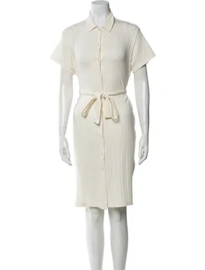 Pre-owned Apc Knee-length Dress In Yellow