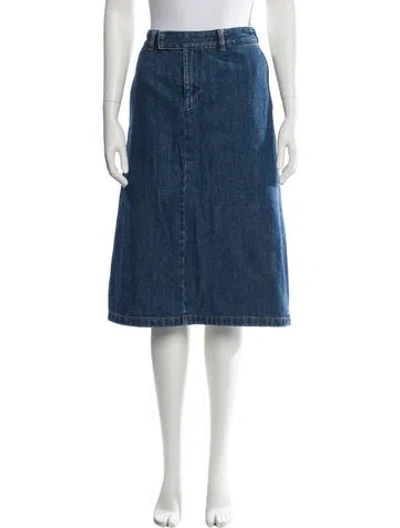 Pre-owned Apc Knee-length Skirt In Blue