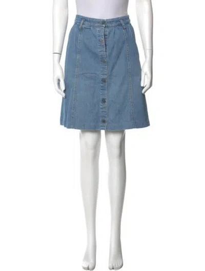 Pre-owned Apc Knee-length Skirt In Blue