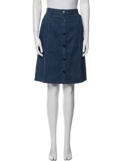 Pre-owned Apc Knee-length Skirt In Blue