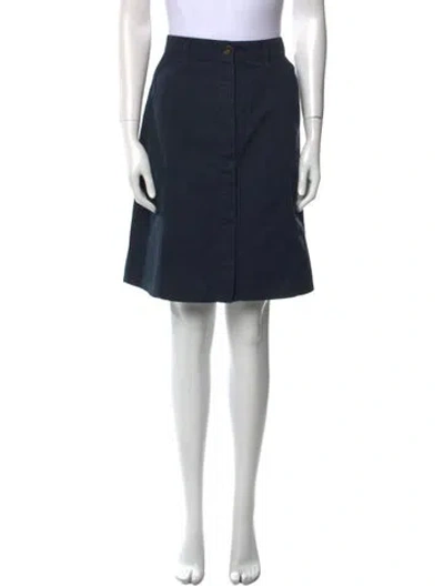 Pre-owned A.p.c. Knee-length Skirt In Blue