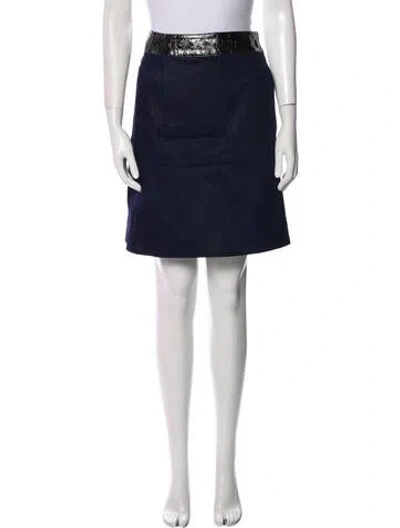 Pre-owned Apc Knee-length Skirt In Blue