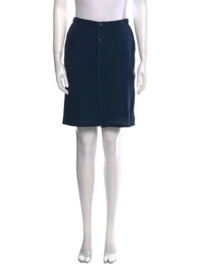 Pre-owned Apc Knee-length Skirt In Blue