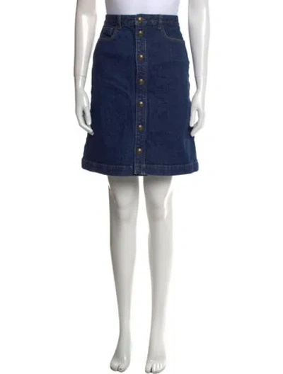 Pre-owned Apc Knee-length Skirt In Blue