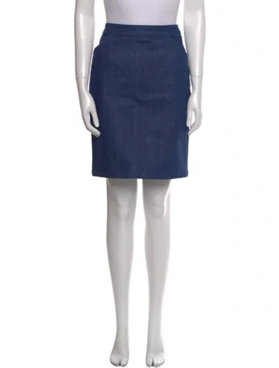 Pre-owned Apc Knee-length Skirt In Blue