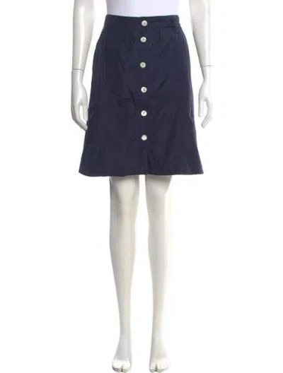Pre-owned Apc Knee-length Skirt In Blue