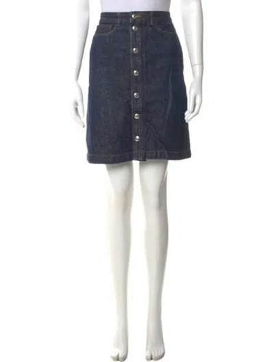 Pre-owned Apc Knee-length Skirt In Blue