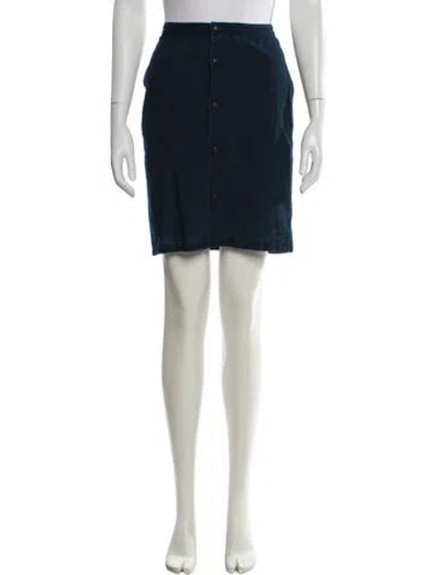 Pre-owned Apc Knee-length Skirt In Blue