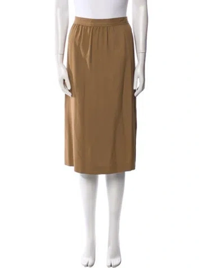 Pre-owned Apc Knee-length Skirt In Brown