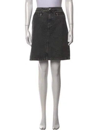 Pre-owned A.p.c. Knee-length Skirt In Grey