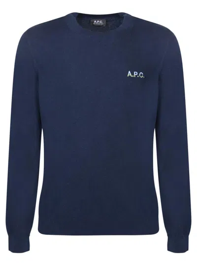 Apc A.p.c Crew-neck Sweater In Light Beige