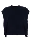 Apc A.p.c. Navy Blue Wool Mathilde Vest