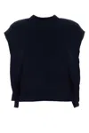 Apc A.p.c. Navy Blue Wool Mathilde Vest