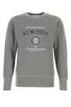 Apc X Marc Jacobs The Shrunken Ny Crew-neck Sweatshirt In Gray