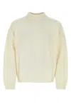 Apc A.p.c. Straight Hem Drop Shoulder Jumper In White