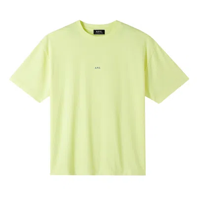 Apc Kyle Fluo T-shirt In Green