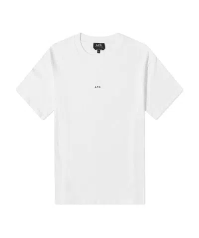 Apc Kyle Organic-cotton T-shirt In White