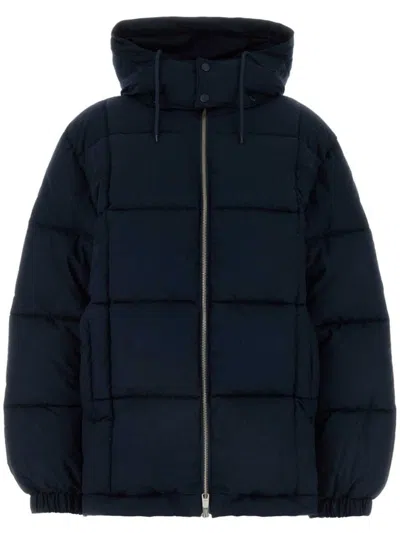 Apc A.p.c. Women Navy Blue Cotton Kyle Padded Jacket