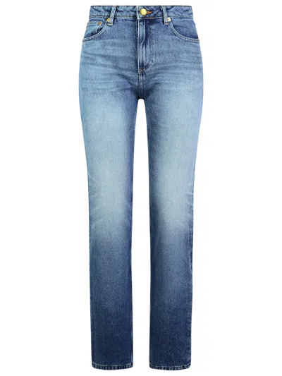 Apc A.p.c. 'kylie' Blue Denim Jeans
