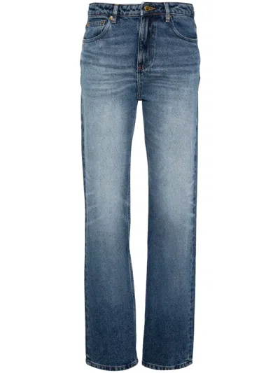 APC KYLIE MID-RISE STRAIGHT-LEG JEANS