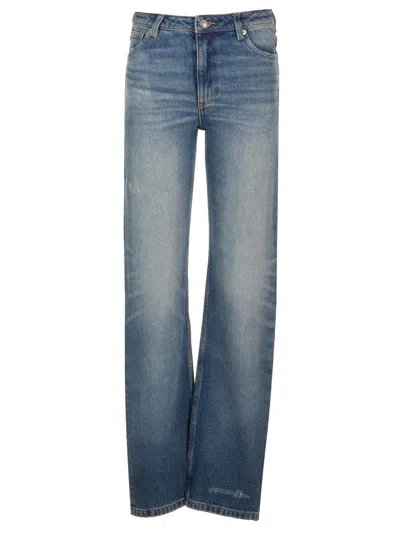 Apc A.p.c. Kylie Straight Leg Jeans In Blue