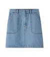 Apc Denim Skirt In Blue