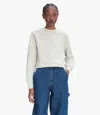 Apc A.p.c. Sweatshirt With Logo In Paa - Heather Ecru