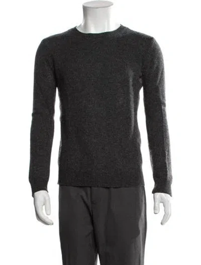 Pre-owned A.p.c. Lambswool Crew Neck Pullover In Grey