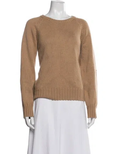 Pre-owned A.p.c. Lambswool Crew Neck Sweater In Neutrals