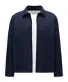 Apc Kerlouan Wool Shirt Jacket In Black
