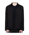 Apc Lapel Long-sleeved Casual Jacket In Black