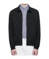 Apc Lapel Long-sleeved Casual Jacket In Black