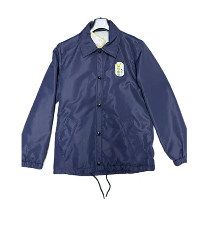 Apc Lapel Long-sleeved Casual Jacket In Blue
