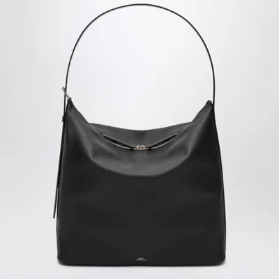 Apc A.p.c. Large Vera Bag In Black In Sand