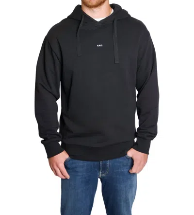 Apc Larry Hoodie In Black