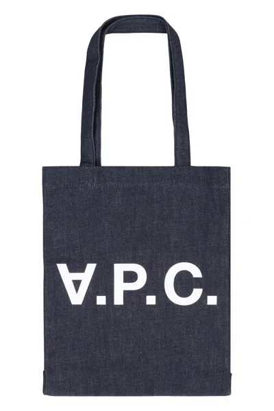 Apc Laure Tote-bag In Blue