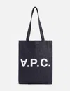 Apc Navy Laure Tote In Blue
