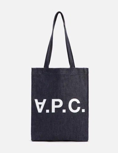 Apc Laure Tote Bag In Blue