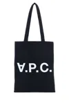 Apc A.p.c. Laurel Denim Tote In Black