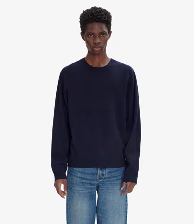 Apc Laurent Sweater Xs Dark Navy Blue